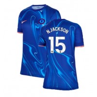 Camisa de Futebol Chelsea Nicolas Jackson #15 Equipamento Principal Mulheres 2024-25 Manga Curta